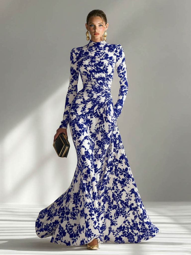Printed Casual Maxi Dress