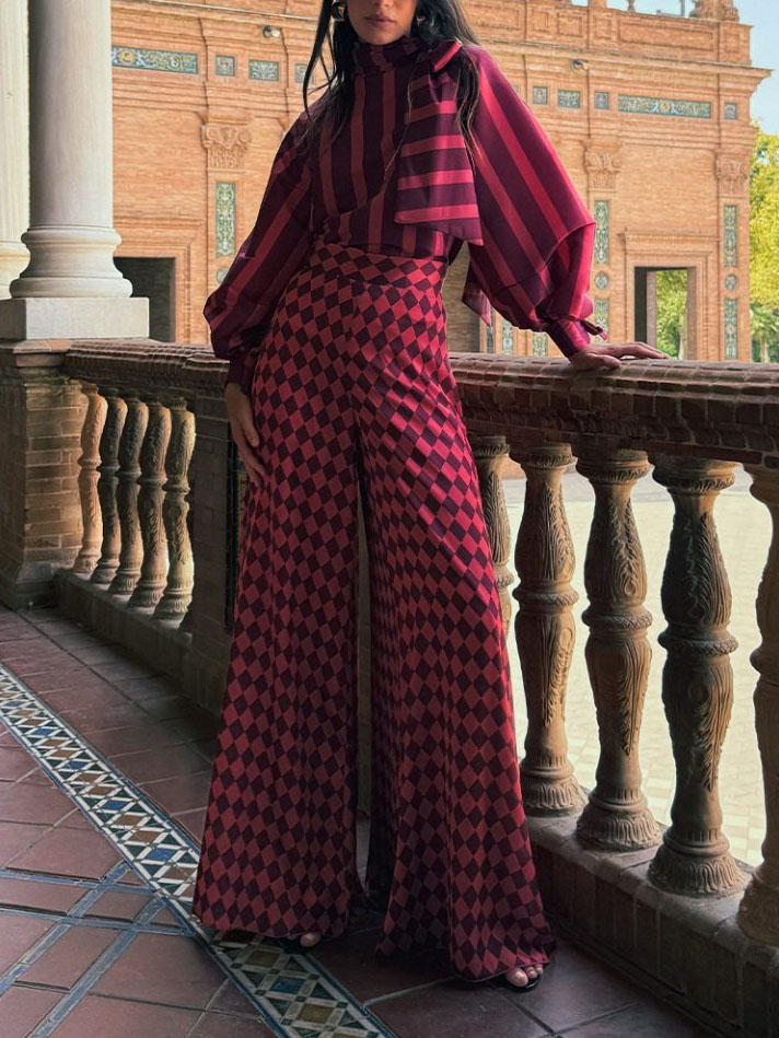 Striped Elegant Blouse